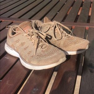 APL Rose Gold Tennis Shoes